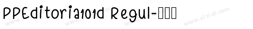 PPEditoria101d Regul字体转换